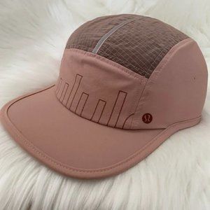 New with tag Lulu Lemon Women's Pink Hat 100% Nylon size L/XL